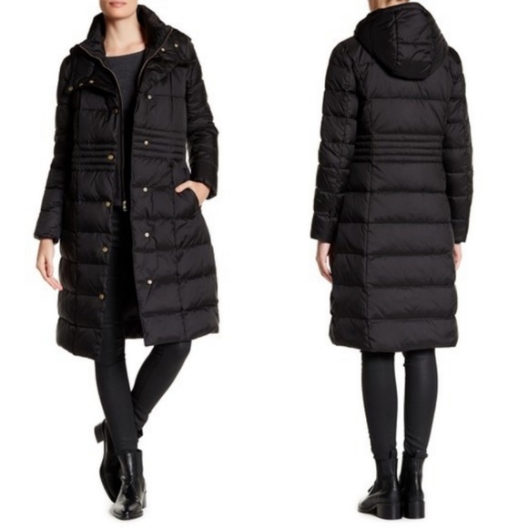 Cole Haan Hooded Quilted Coat New With Tag - Duplicate - Picture 1 of 14